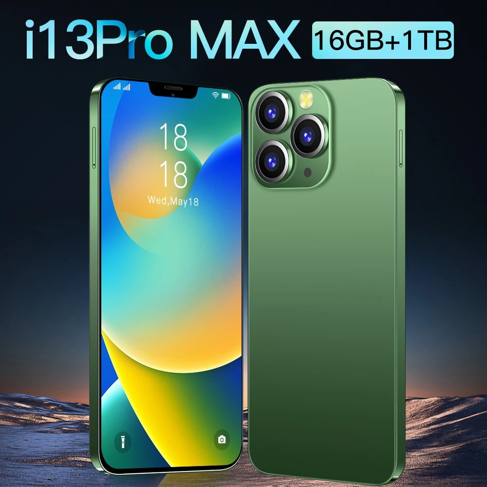 Fast Shipping Brand New 16+1tb I13PRO Max Smartphone 4G 5g LTE High quality/High cost performance Call Mobile Phone