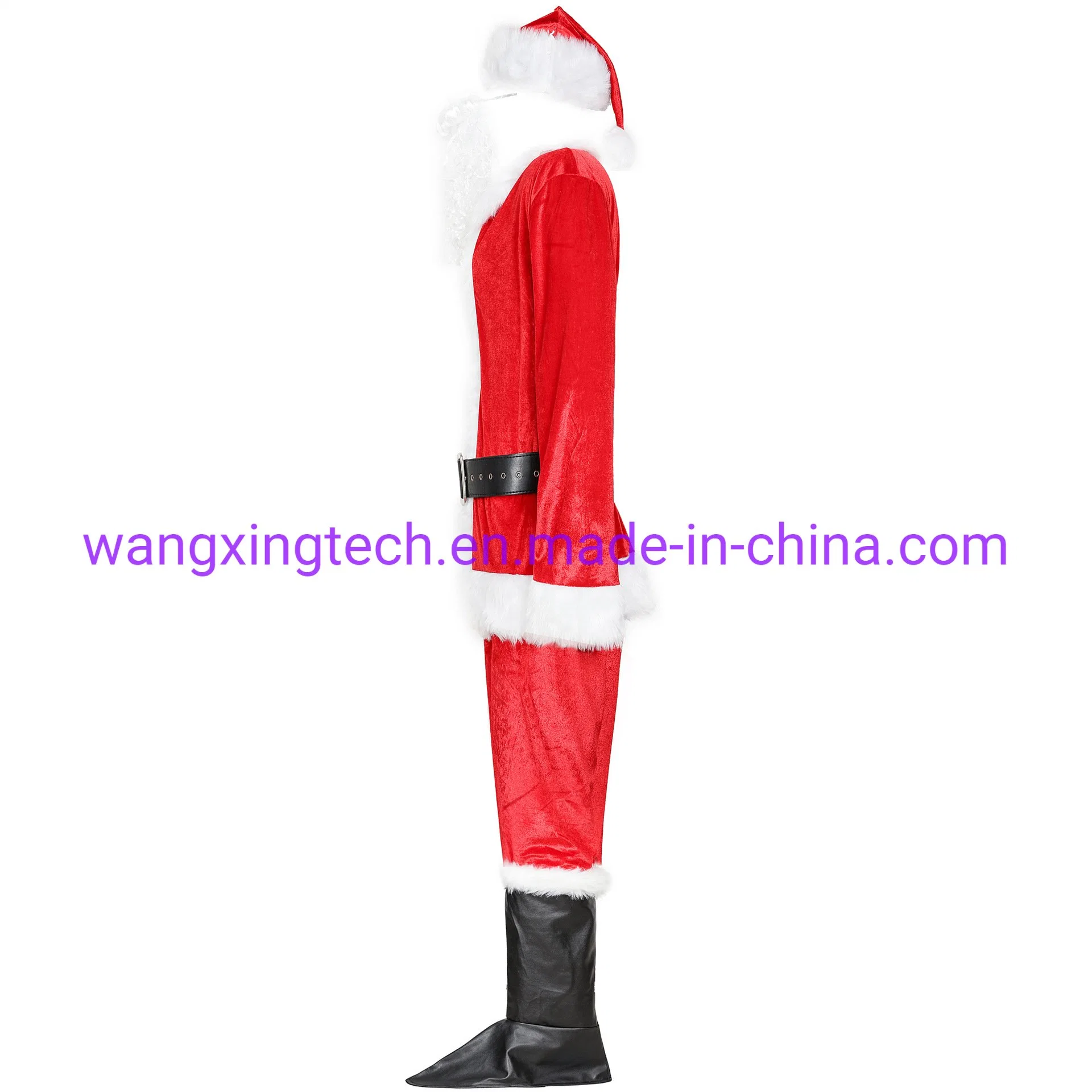 Großhandel Weihnachten Kostüm Herren Santa Claus Dress up Kleidung Uniform Festspielen