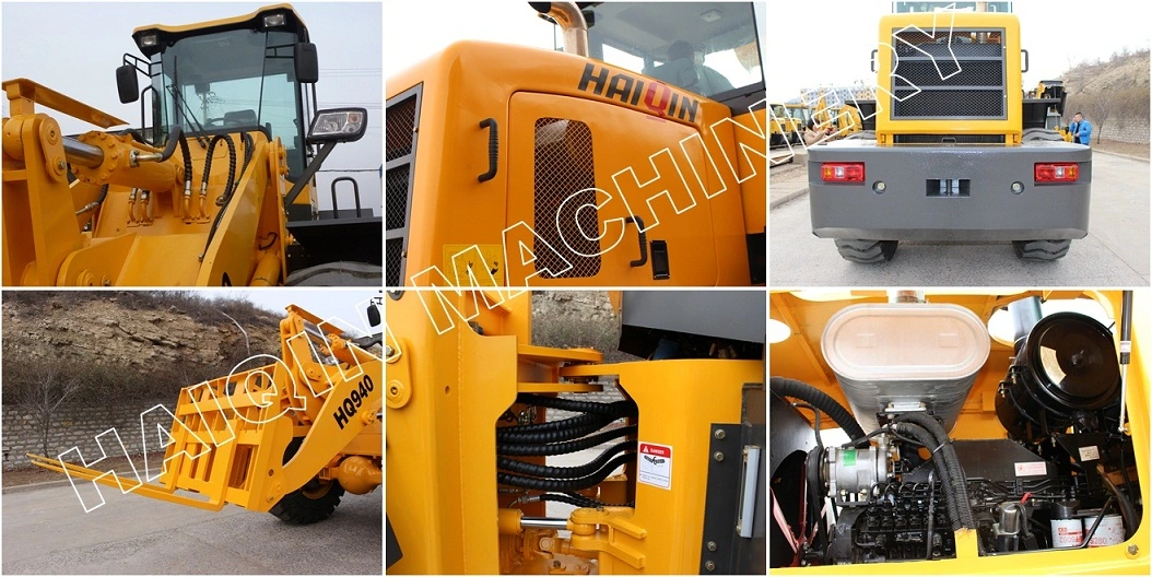 Haiqin Brand Cummins Engine Construction Loader (HQ940) with SGS