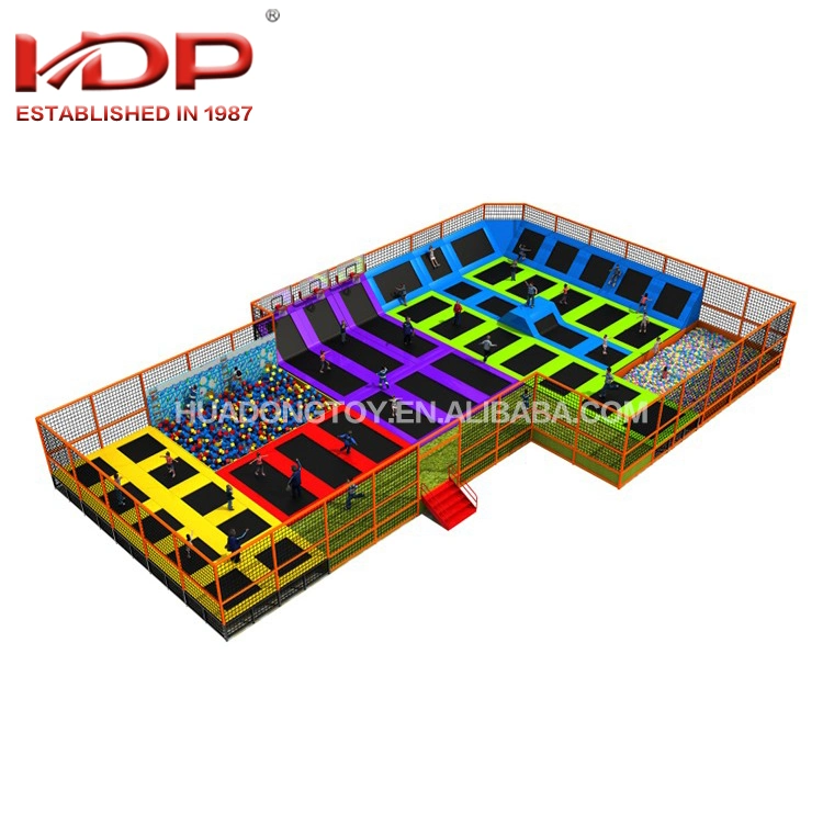 Usine prix bon marché de nouveaux grands Amusement Park Indoor Trampoline Parcs pour la vente