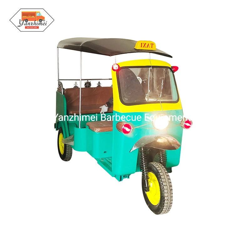 Motorcycle Electric Tricycle Piaggio Ape Food Truck for Coffee Sale