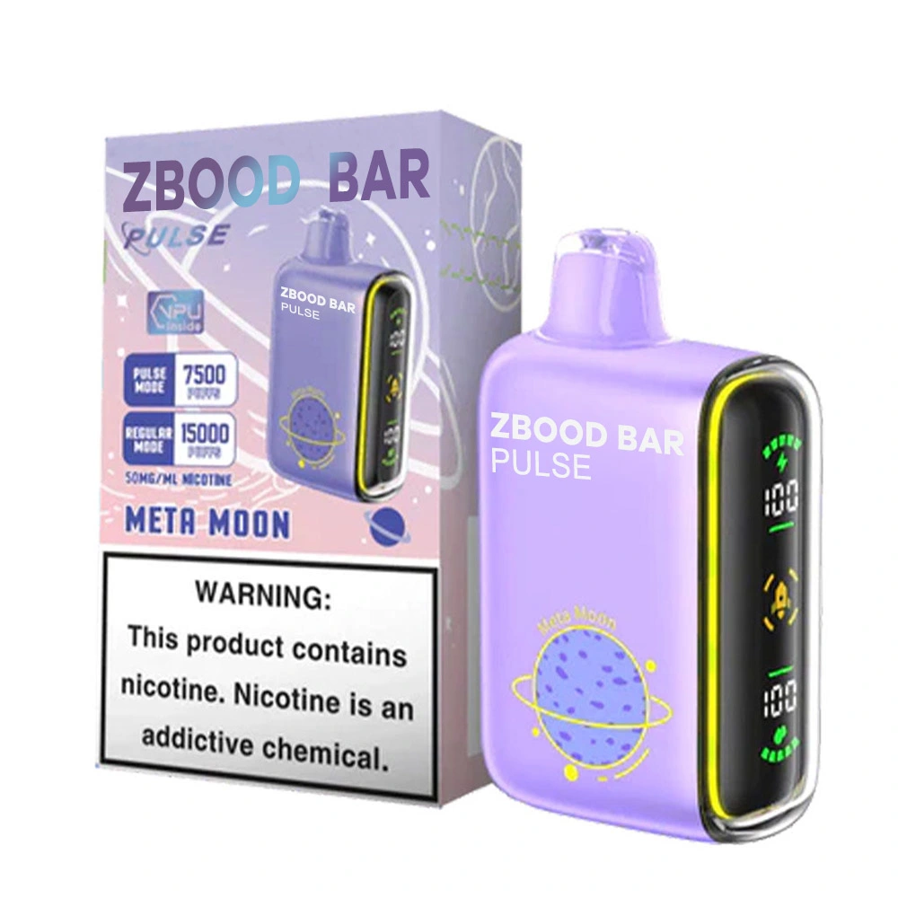 Barre d'impulsions numérique Zbood OEM ODM USA 0/2%/3%/5% Ma6000 Mk Ugly Monkey Ovns stylos Vape jetable