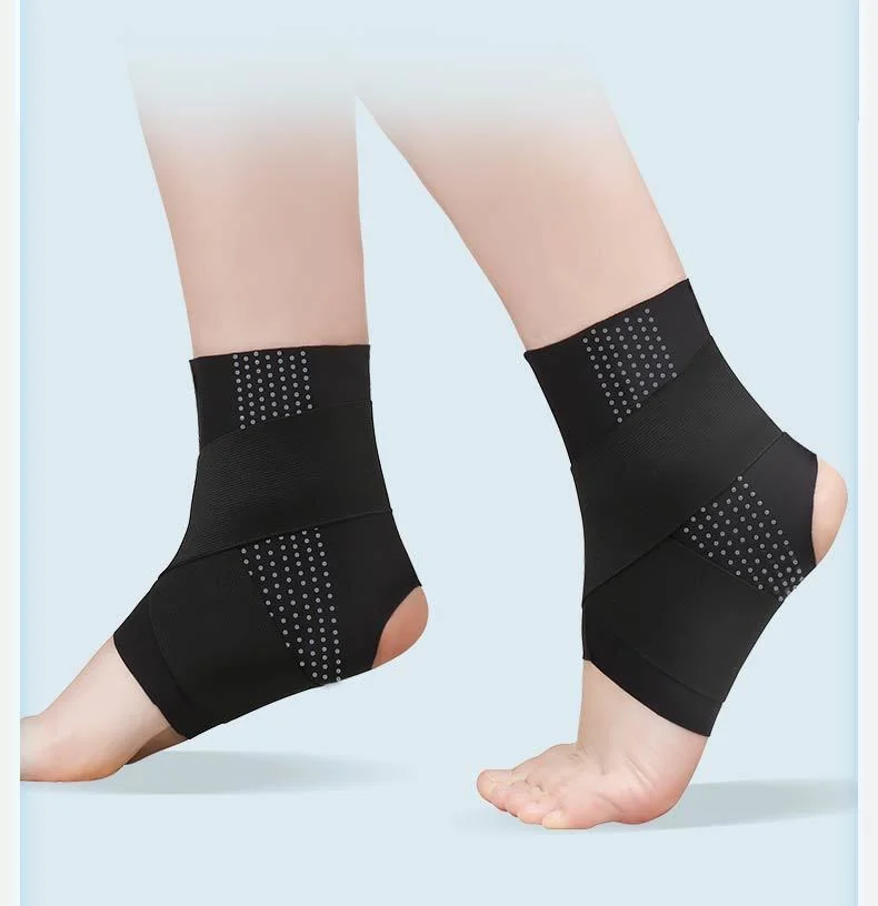 Sport Safety Athletic Compression Ankle Pads Protective Adjustable Knee Sleeve Guard Outdoor Sports Protector