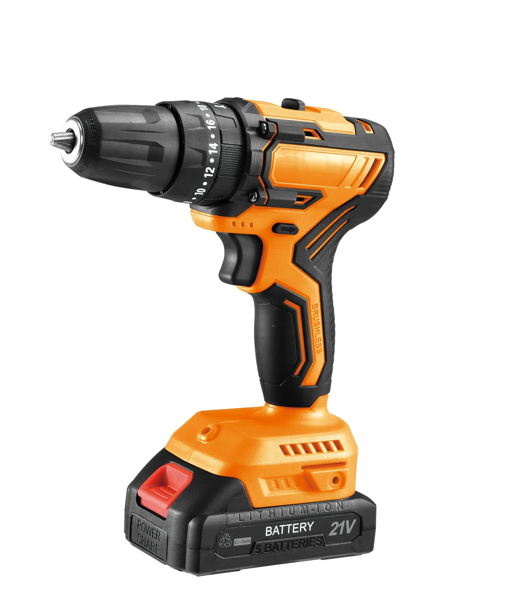 21V Lithium-Ion Battery Industrial Cordless Screwdriver Electric Power Tool