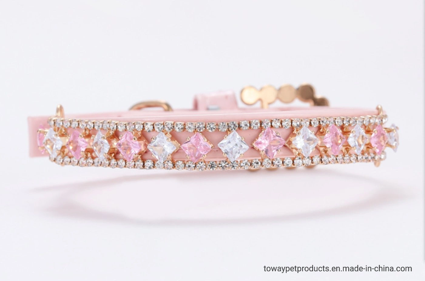 Rhinestone Royal jewelry Dog Lead Pup Accessories Luxury Pet Collars