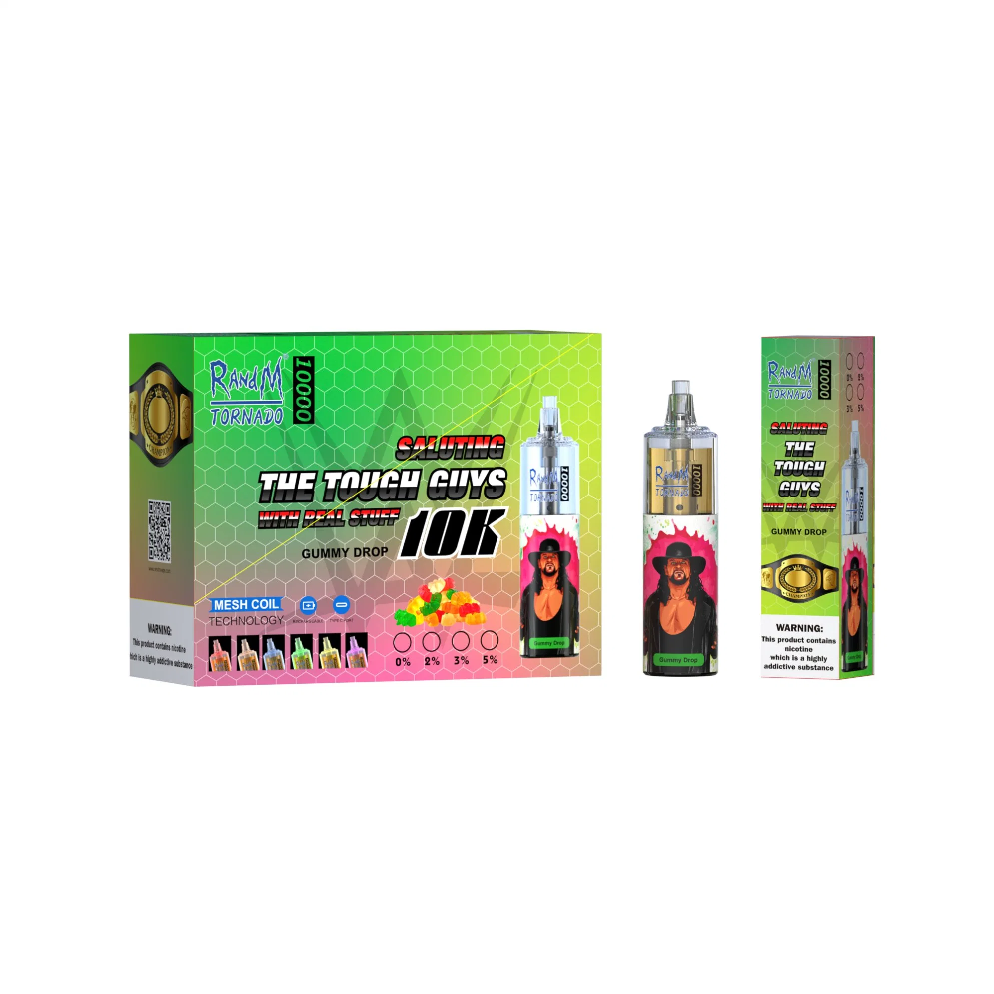 12 Colors 20ml Oil Tank Randm Tornado 10000 Puffs