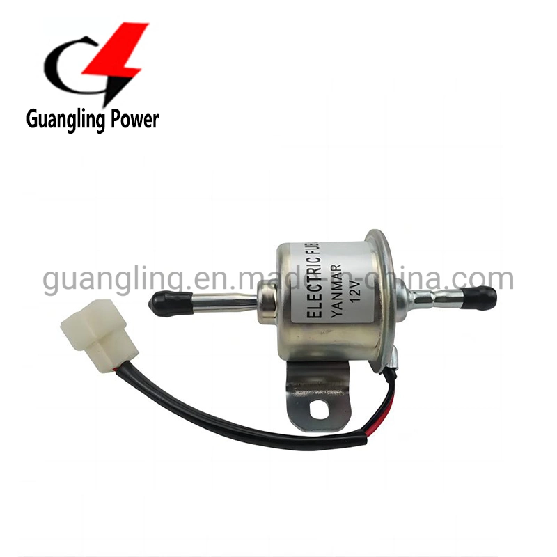 in Stock Ep-015 White Plug Electronic Fuel Pump 12V Low Pressure