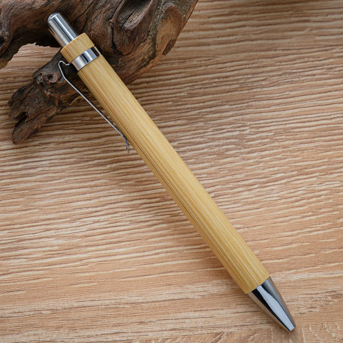 Ballpoint Pen with Wood Bravo Custom Ballpoint Pen