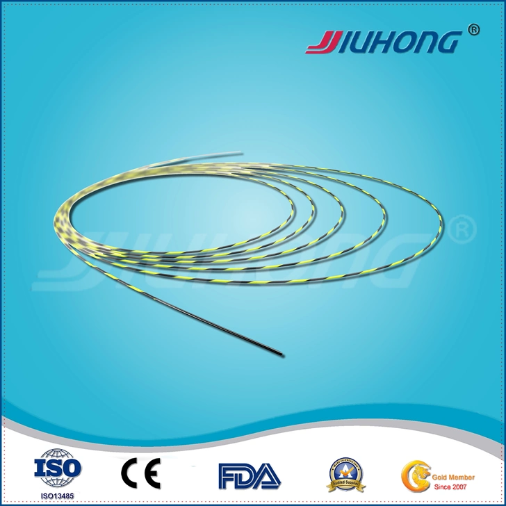 Easy to Pass Through Workingchannel! ! Zebra Coated Hydrophilic Guide Wires