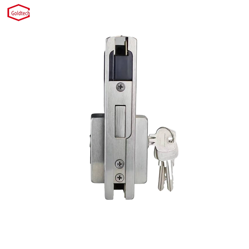 Bathroom Accessories Glass Door Stainless Steel Glass Door Lock Patch Fitting