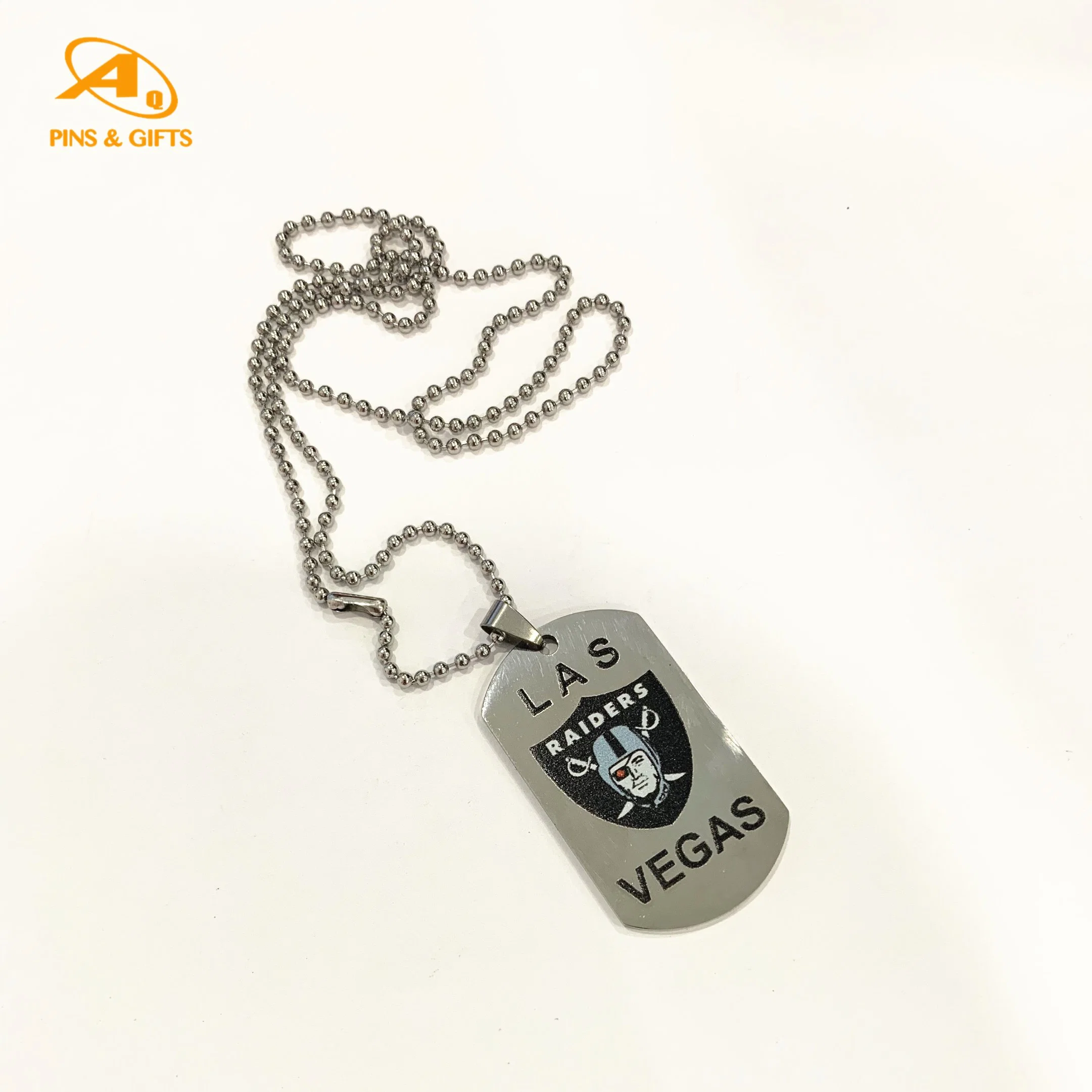 Manufacturer From China Supply Metal Military Engraved Xvideos with Finish Anodized Aluminum Name Dog Tag