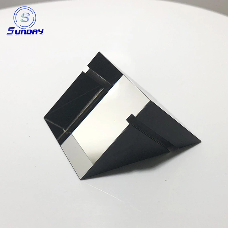 Optical Right Angle Prism with Aluminium on Angular Surface