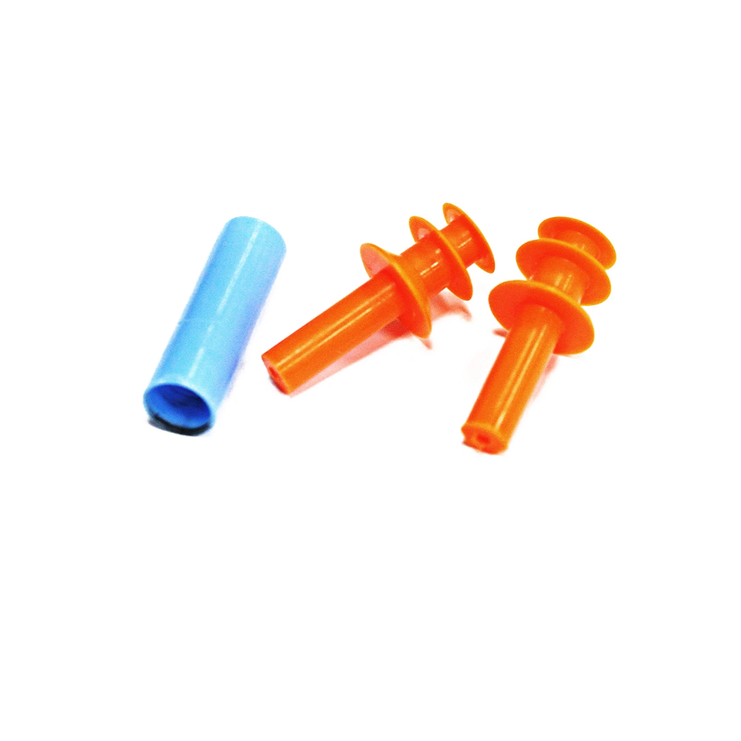 Three-Layer Silicone Earplug with Nylon Cord for Ear Protection