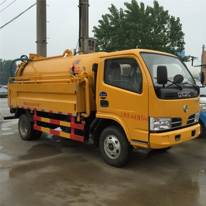 1500 Liters Water Tank and 4200 Liters Sewage Tank High Pressure Water Clean and Suction Pump Sewage Clean Truck