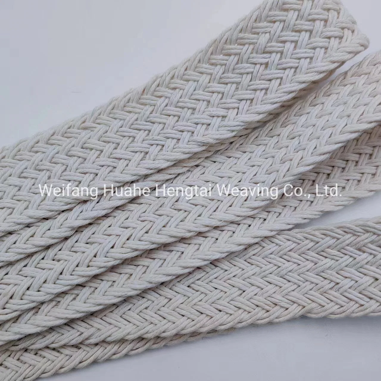 Wholesale/Supplier of Pure Cotton Shoe Material Woven Belt Decorative Woven Belt