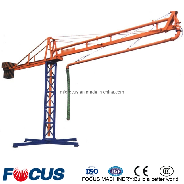 Quality Manual Concrete Placing Boom Machine for Sale Hg18 Pumping Concrete to High Building