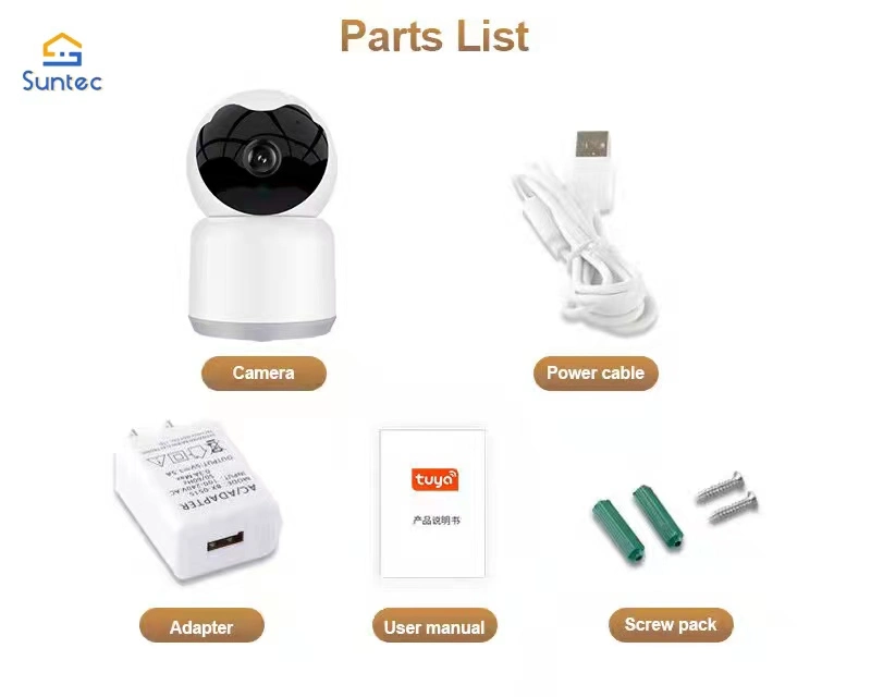 00: 1400: 35view Larger Imageadd to Comparesharehd 1080P WiFi IP Camera Tuya Smart Surveillance Camera Automatic Tracking Smart Home Security Indoor Wif