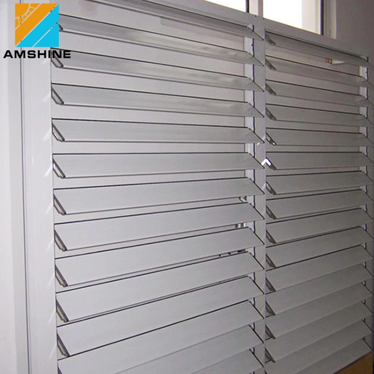 Customized Fixed Aluminum Shutter Louver Interior Vertical Horizontal Window Shades Louver