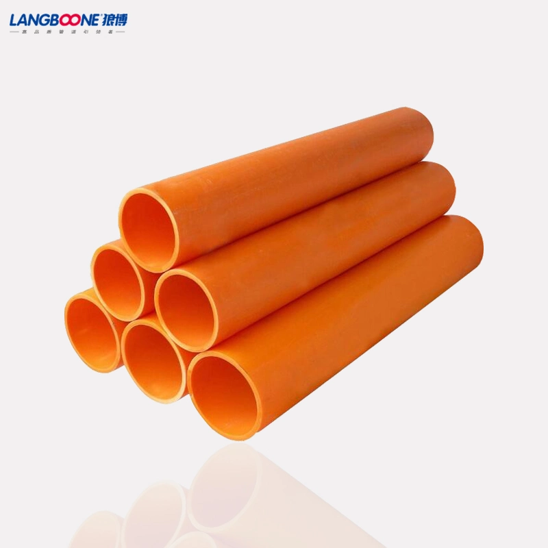 Sn32/40 Tube en plastique orange Mpp Conduit de protection de câble électrique Conduit de câble d'alimentation