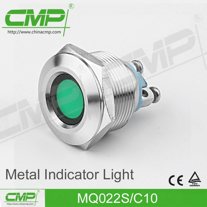 CMP 22mm Stainless Steel Pilot Lamp (RGB RGY Tri-color)