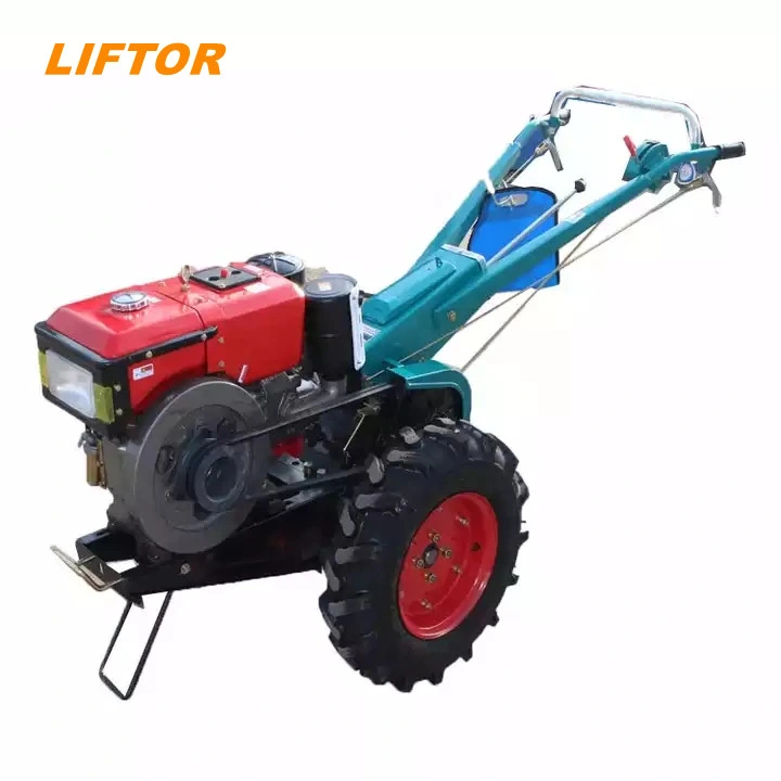 8HP 9HP 10HP 12HP 15HP 18HP 20HP 22HP Small Two Wheel Hand Agriculture Tractor Power Tiller Mini Farm Walking Tractor Agricultural Machinery Parts for Sales