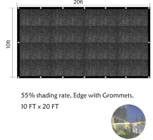 HDPE Greenhouse Sun Shade Cloth Net Sunshine Net para Greenhouse Cubierta Patio planta Flor Pollo Coop