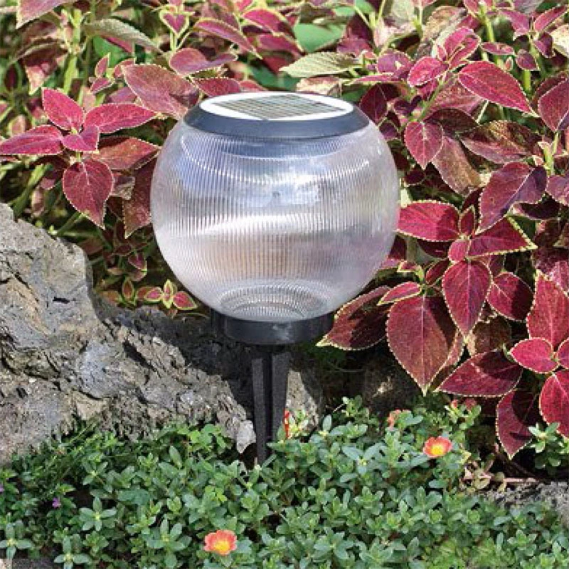 Lampe de jardin étanche en forme de boule éclairage de jardin extérieur solaire LED Lumière de pelouse