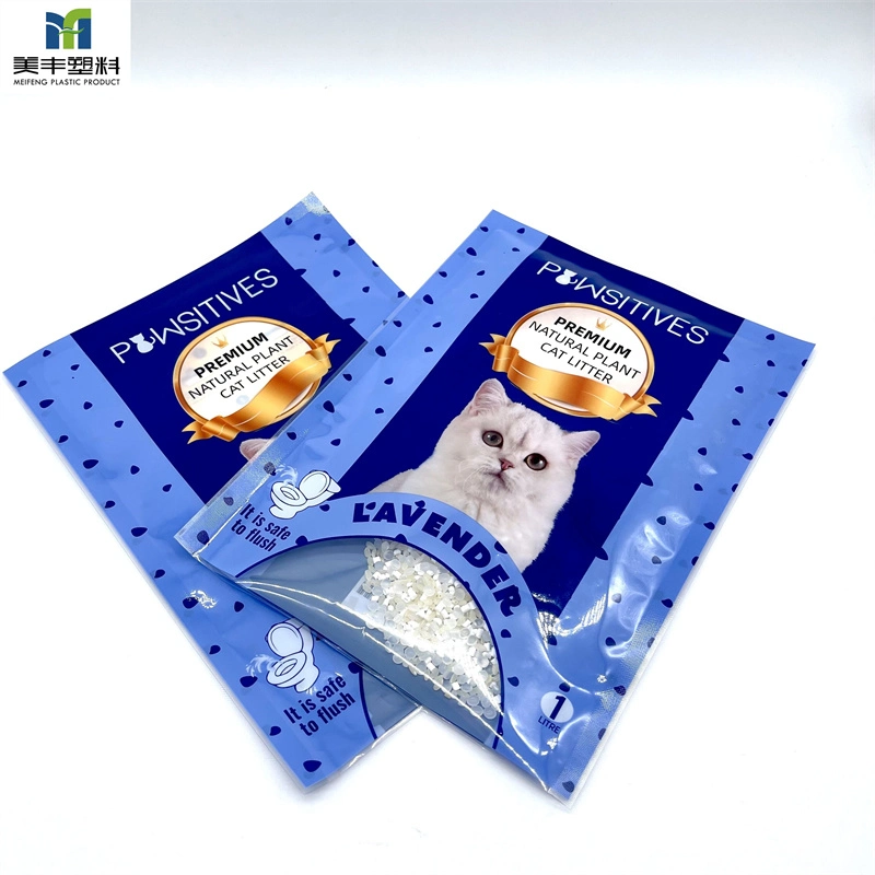 Gravure Printing Digital Printing Cosmetic Pet Food Cat Litter Supply Product Packaging Bag