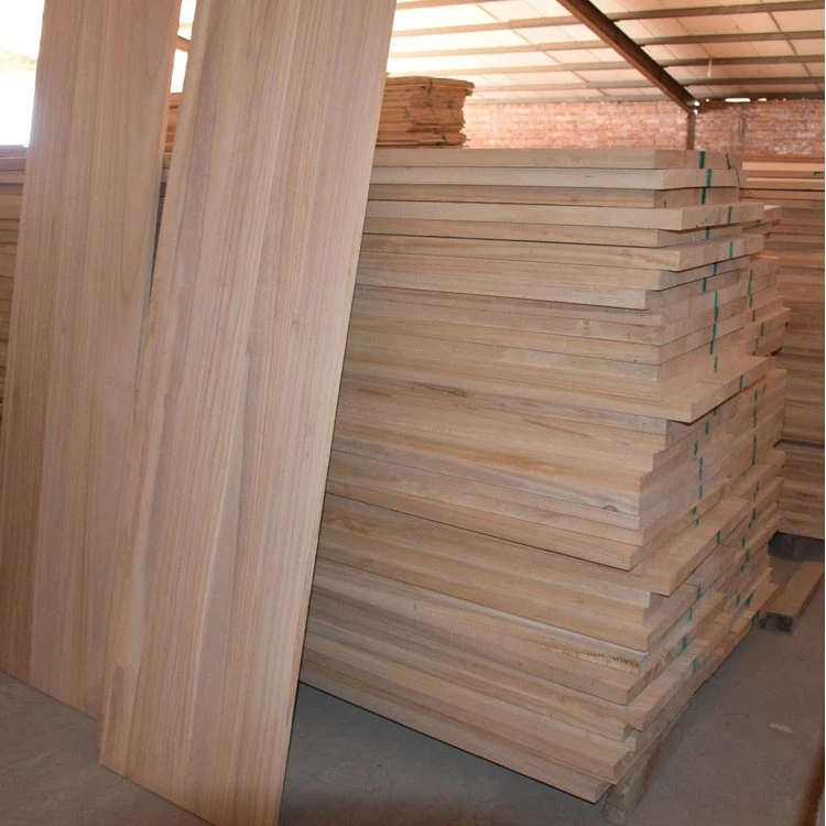 A madeira maciça Board Paulownia painéis de madeira mobiliário de madeira Boards
