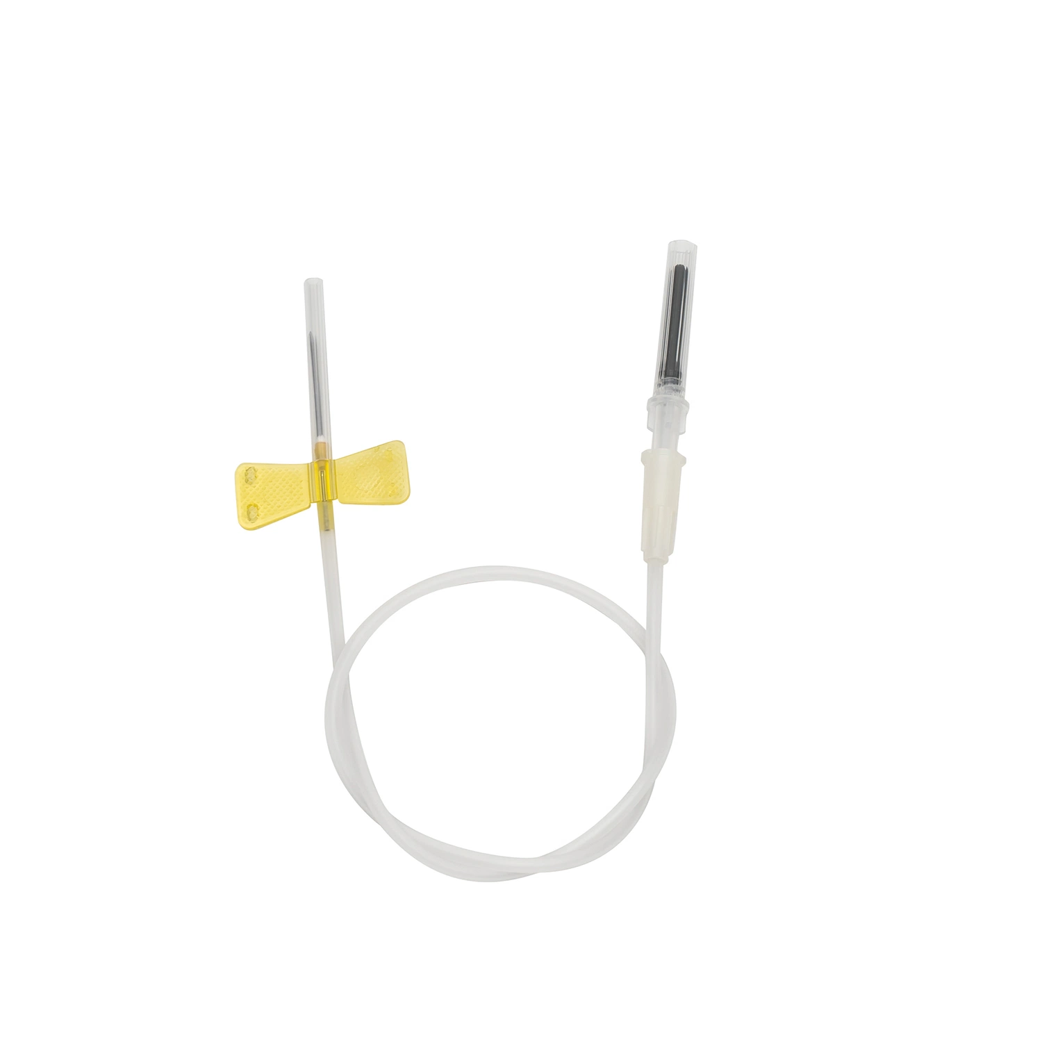 Disposable Medical Butterfly Blood Collection Needle with Luer Adapter