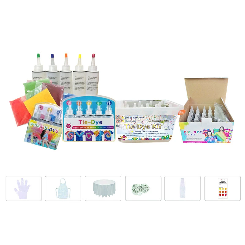 DIY Painting Eco Friendly Squeeze Bottles Tie Dye for Permanent Tie Dye Kit