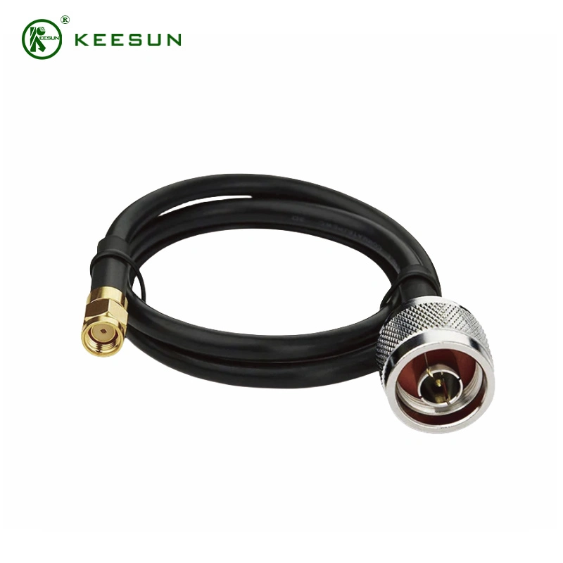 Low Loss Flexible Coaxial Rg58 Cable with SMA Male to N Male Antenna for Router