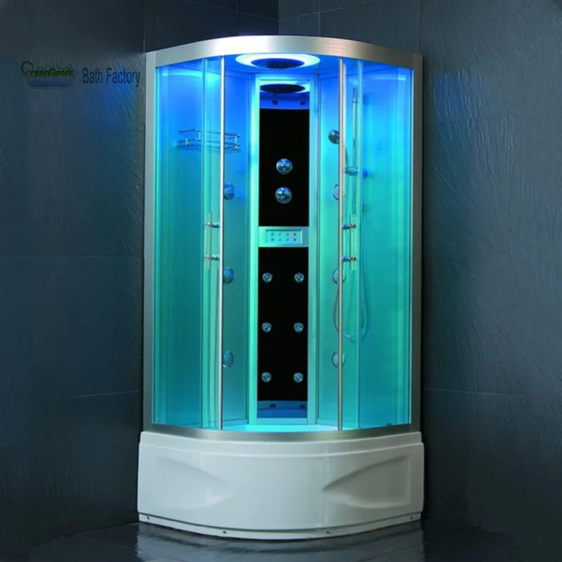 Baño de alta calidad Russian WC Cuarto de baño de lujo Baños de vapor integrado compacto Sala de ducha completa con bañera de hidromasaje