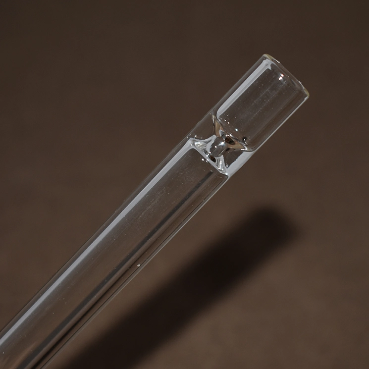 Straight Hollow Glass Pyrex Smoking Pieces Hitter