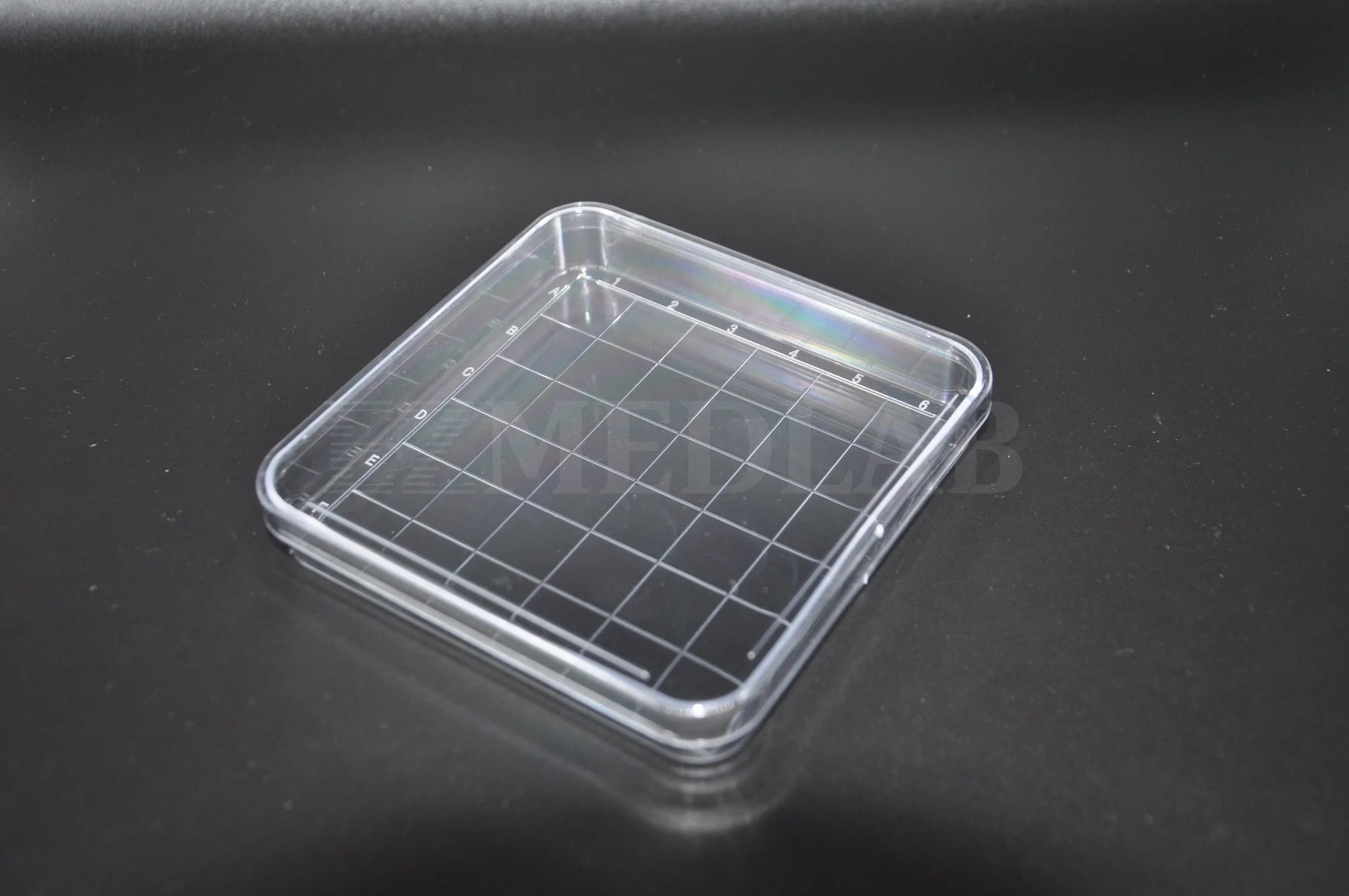 130*130mm Disposable Square Petri Dishes