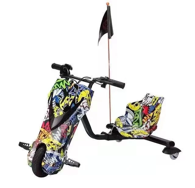 2021 Newest Three Wheel Drift Electric Scooter with LED Light