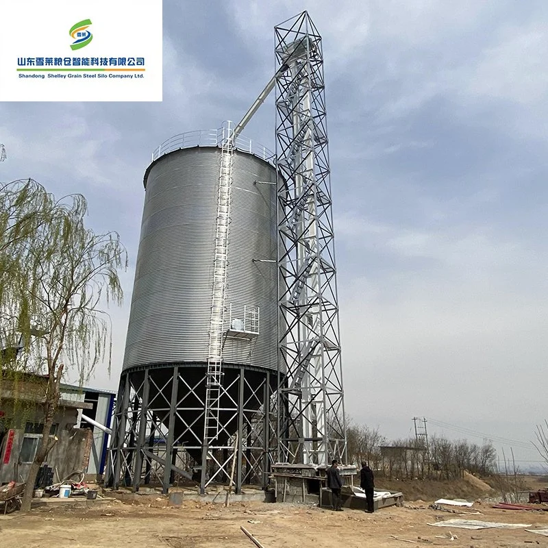 China Manufacture Galvanized Steel Farm Used Corrugated Grain Silo