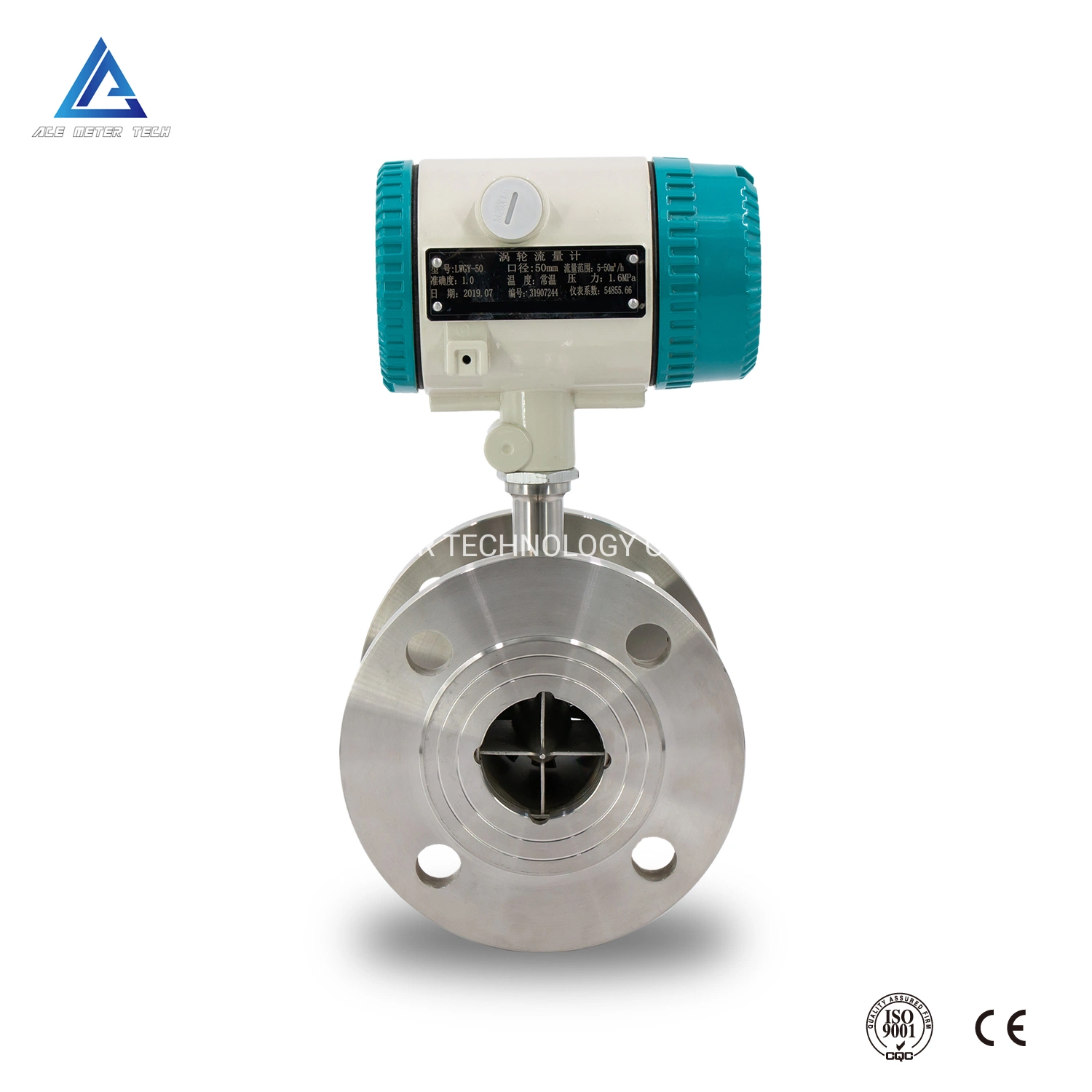 Accurate Well Calibrated Diesel Tanker Unloading Flowmeter Liquid Turbine Flow Meter