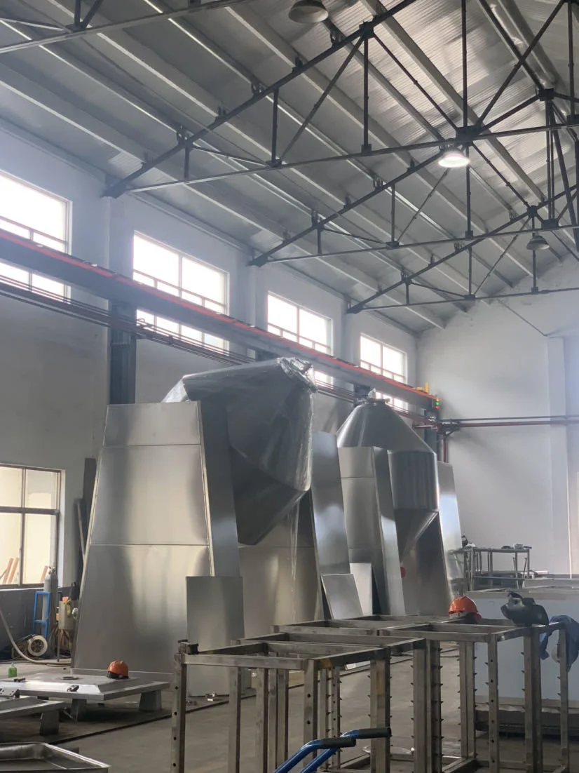 0.3MPa Design Pressure of Jacket Szg-5000 Double Conical Rotary Vacuum Drying Machine for Titanium/Ferric Mine