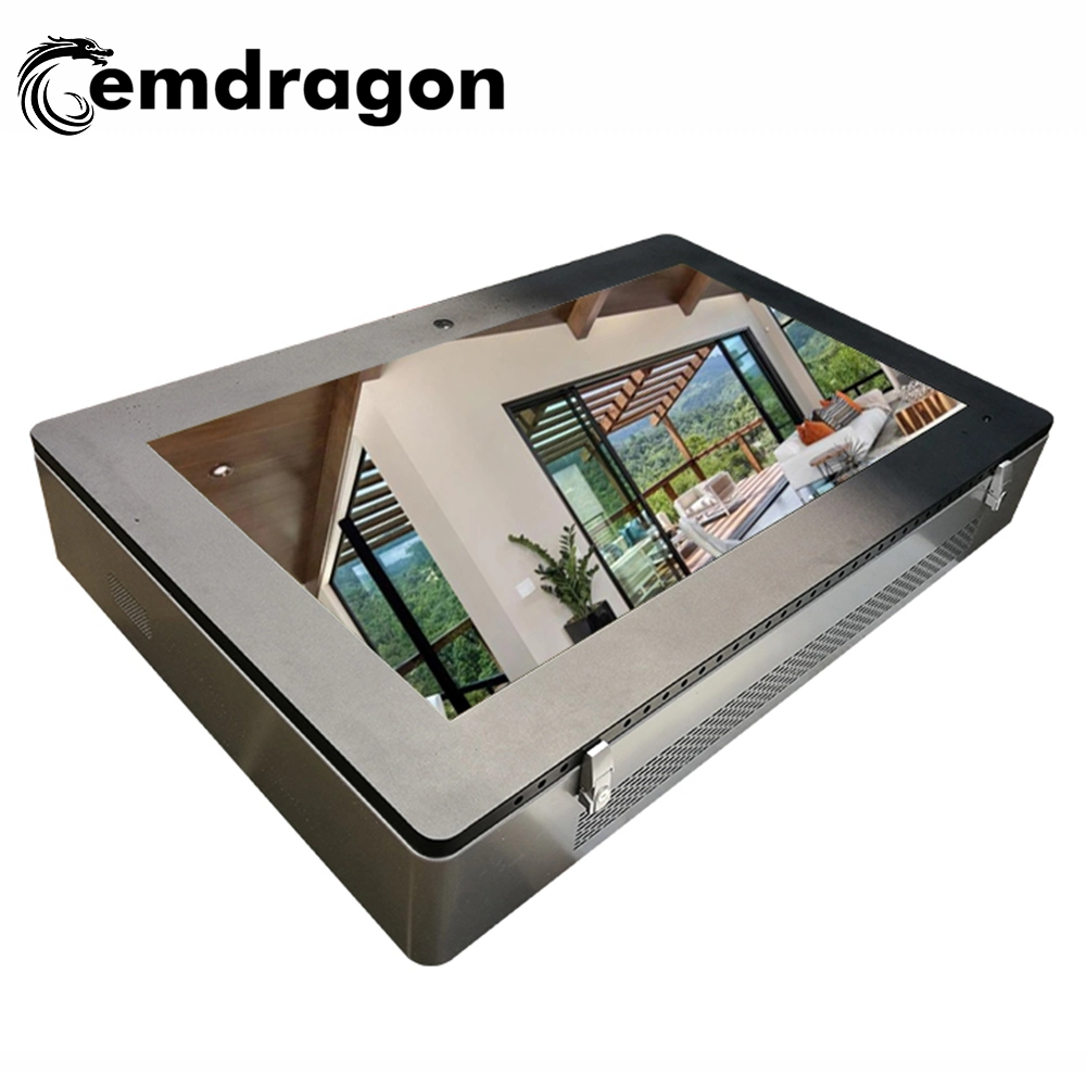 Android IR Kiosk Touch 47 Inch Air-Cooled Horizontal Screen Wall Hanging Outdoor Advertising Machine LED Digital Signage WiFi Advertising Panel