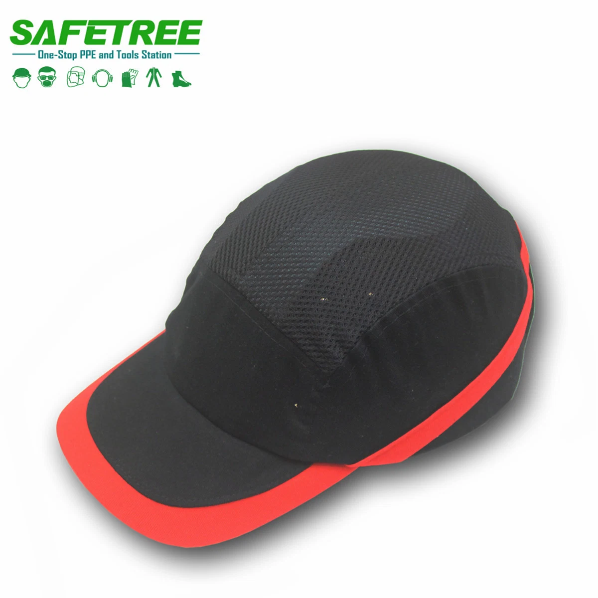 CE En812 High Vis Mesh Reflective Bump Safety Bump Cap with ABS Hard Plastic Inner Shell