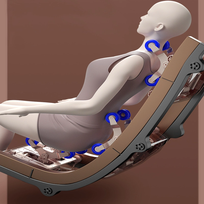 Electric 4D Full Body Healthcare silla de masaje Shiatsu de gravedad cero