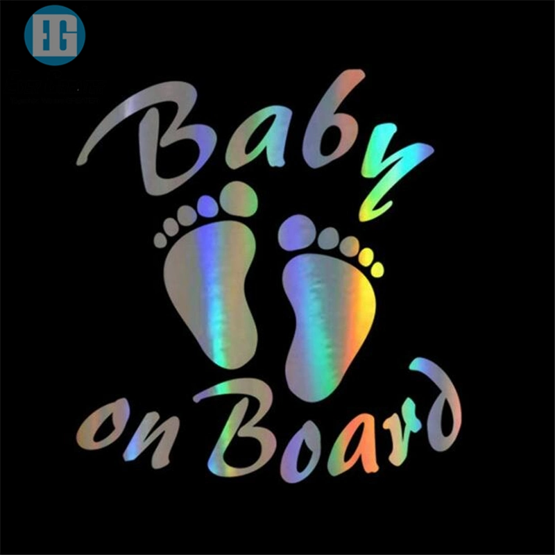 Imperméable personnalisé Bébé à bord d'autocollants bébé personnalisées de voiture à bord de l'autocollant de voiture