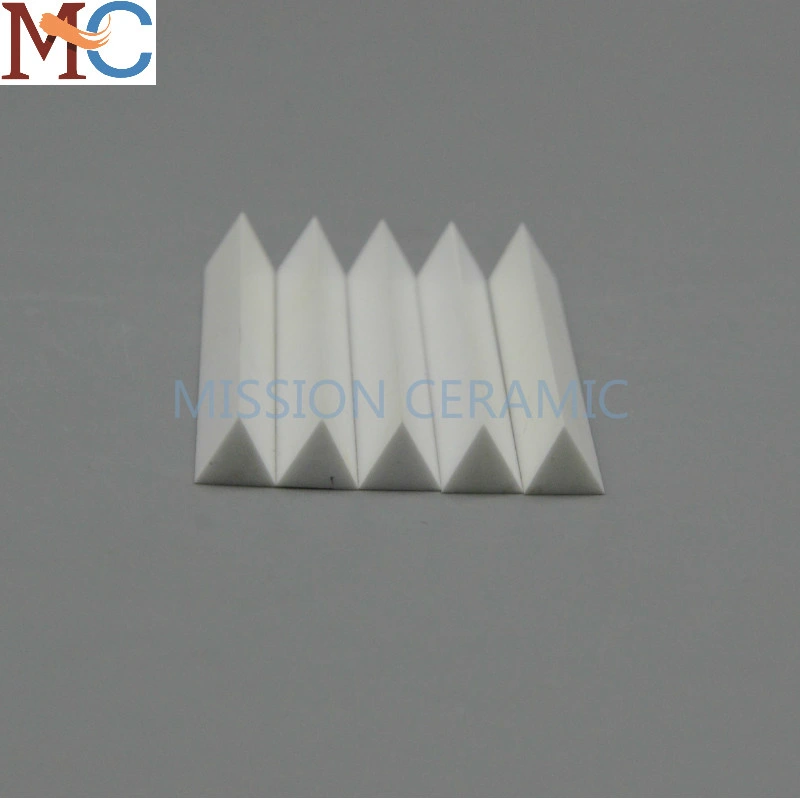 Industrial 99% Al2O3 Triangle Customized Type 95% Alumina Ceramic Rod