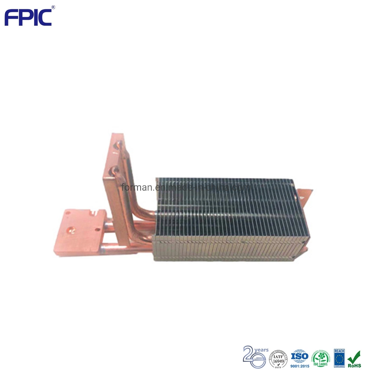 Aluminium/Copper Radiator with Fin Group Heatsink System for Projector