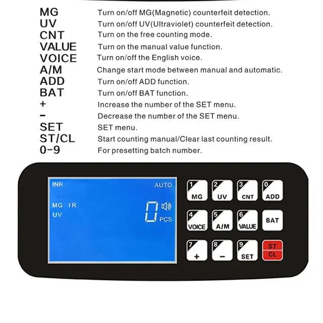 Union 0710 Bill Counter Machine Automatic Counting Currency Counter 2023 Money Counter