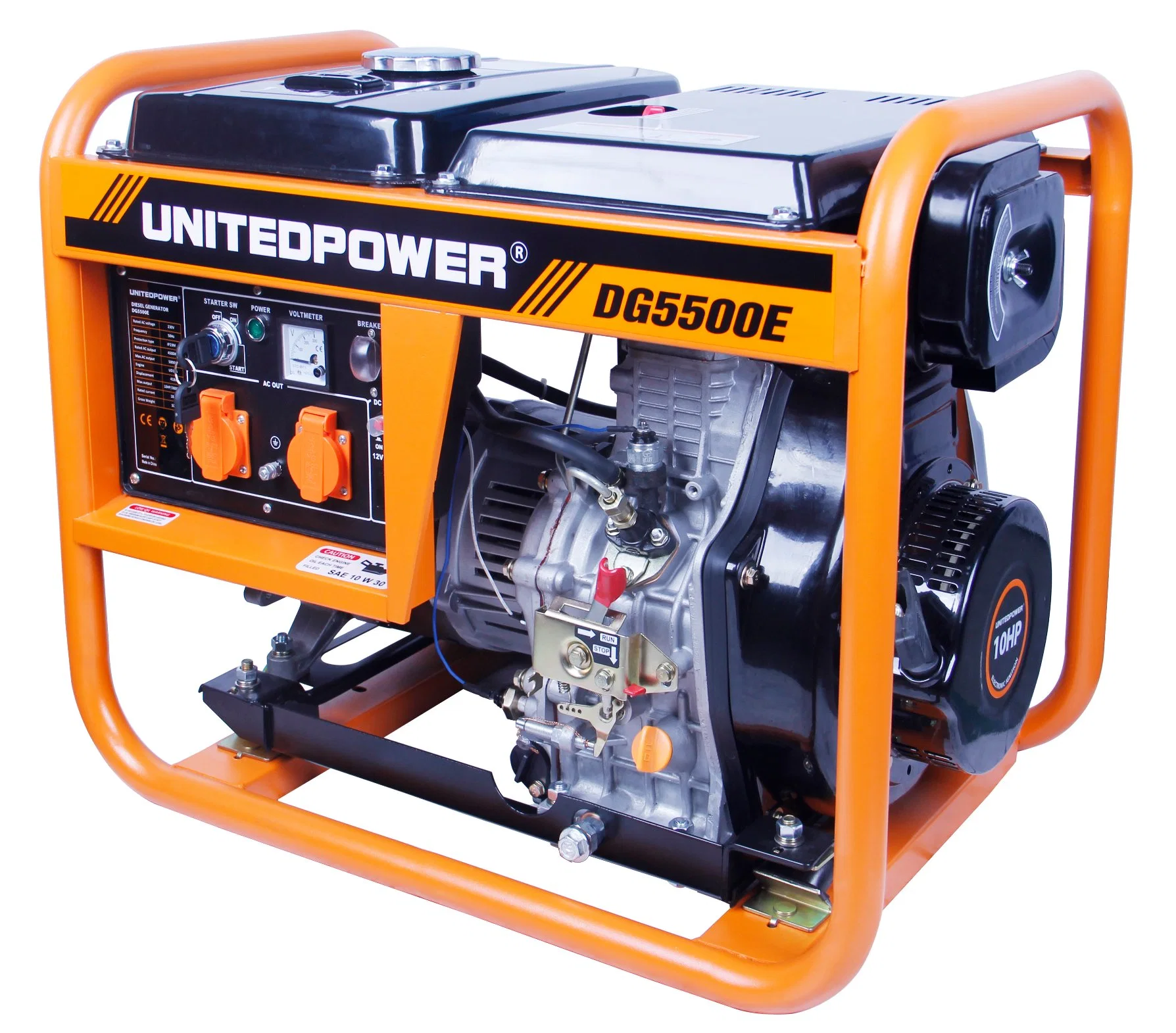 Unitedpower 200cc 5HP Air Cooled Auto Electric Portable Power Diesel Engine for Sale