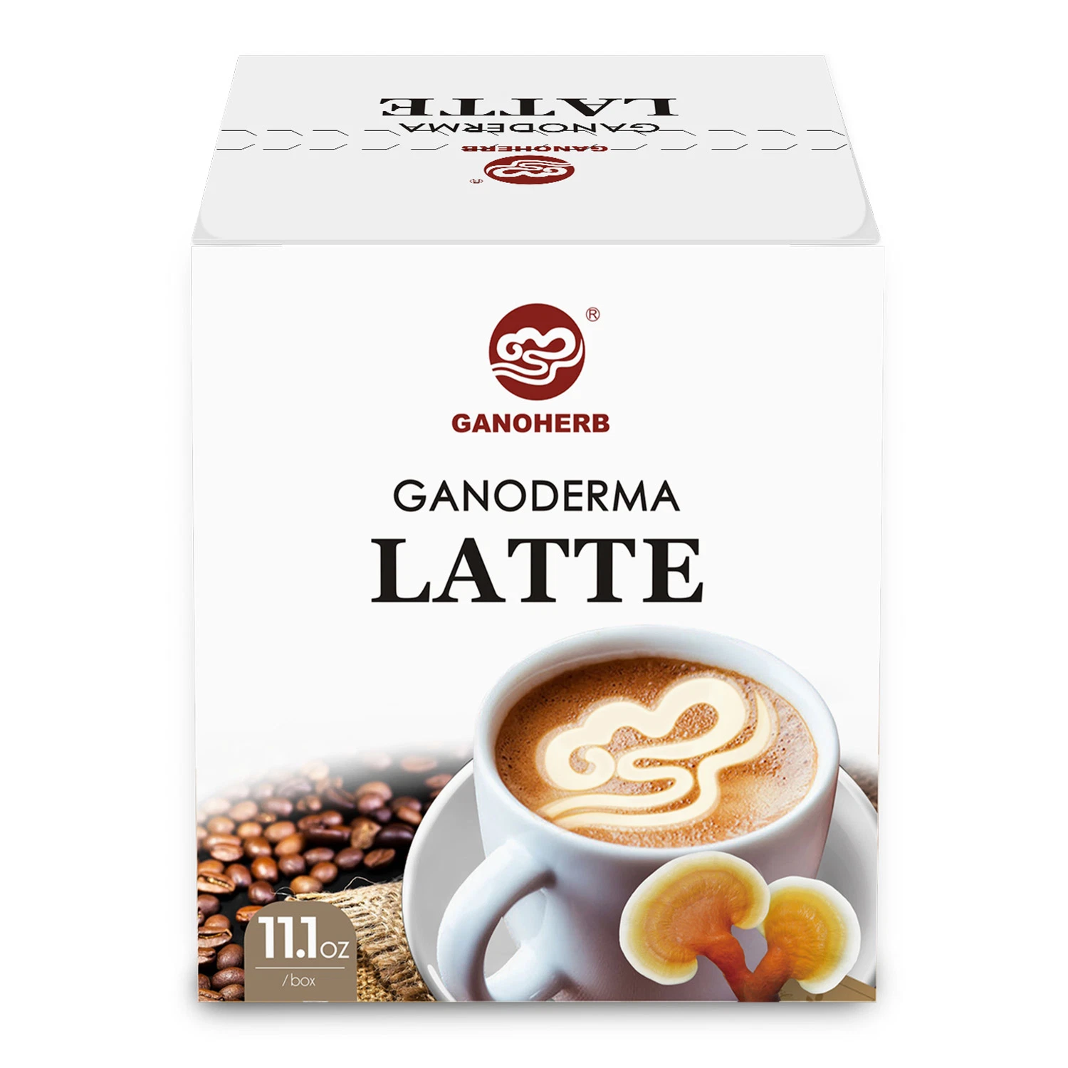 Comercio al por mayor de etiqueta privada de Instant Latte Café con Ganoderma hongo Herbal