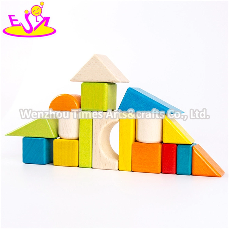 New Design Best Preschool Construct Wooden Blocks Toys for Kids W13c034