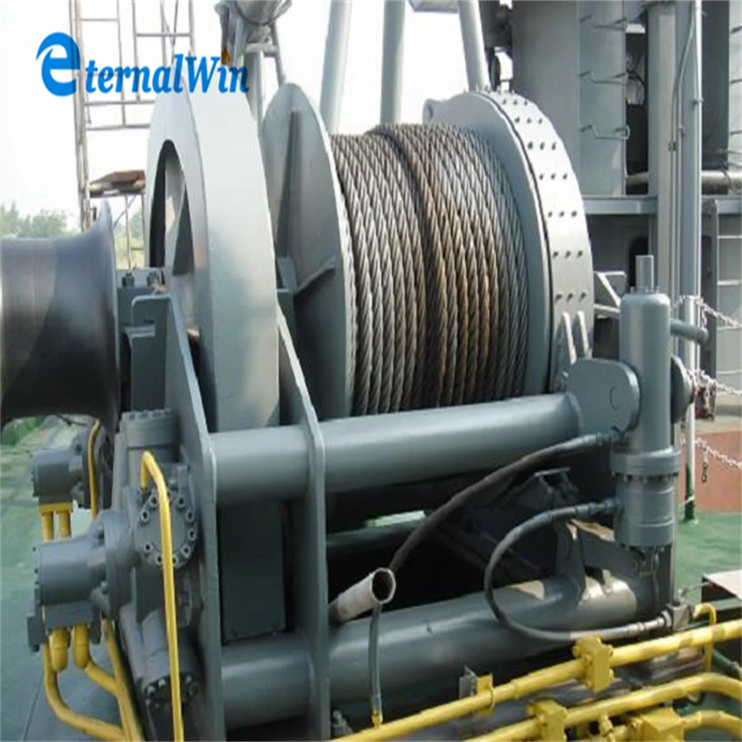 Factory Direct Supply Pulling or Towering Hydraulic Winch for Crane Cable Pulling Machine